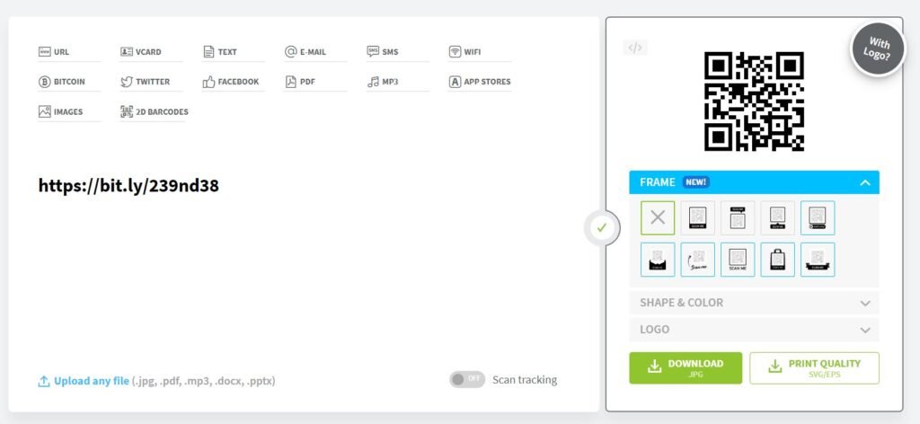 Generate QR Code